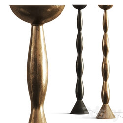 Haos Natural Bronze & Green Patina Floor Lamp 