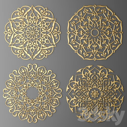 Decor for the ceiling. 3D Models 