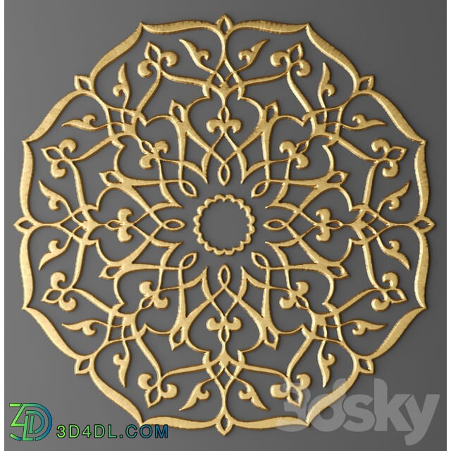 Decor for the ceiling. 3D Models