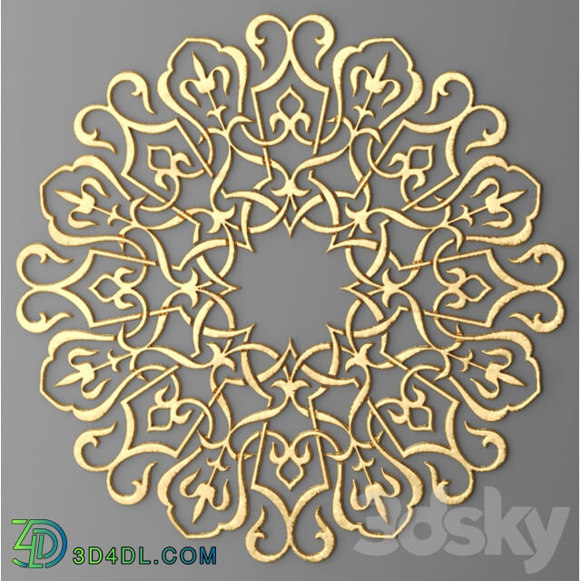 Decor for the ceiling. 3D Models