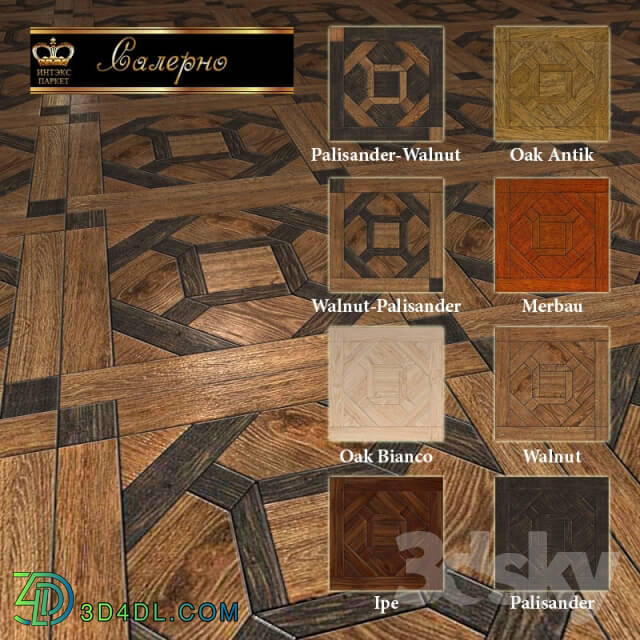 Other decorative objects Parquet shield Salerno 8 colors 