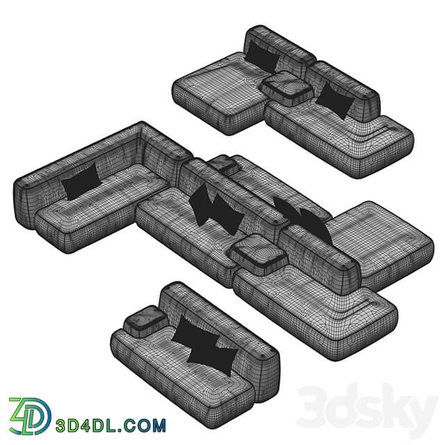 Modular sofa Lema Cloud