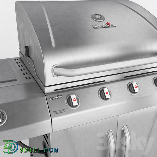 Gas Grill Char Broil 3D Models