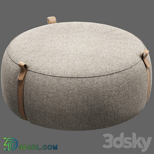 Notch pouffe