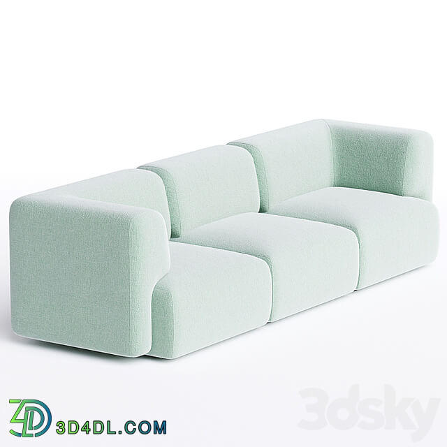 DUO MINI 3 seater sofa By Sancal