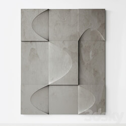 Abstract composition. Relief. Plateau. 15 