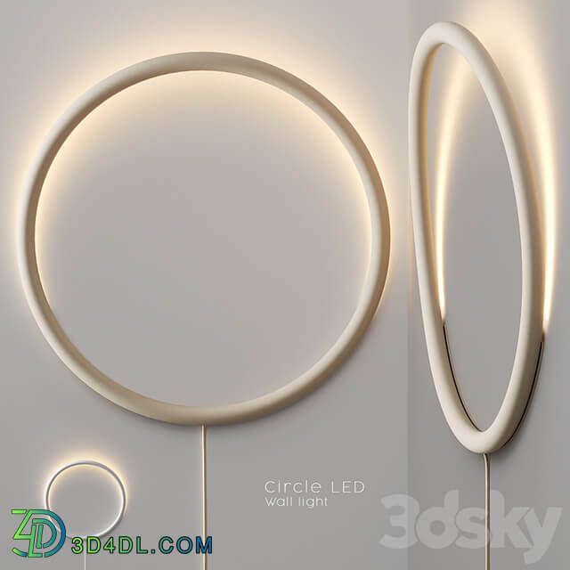 IKEA VARMBLIXT Circle LED Wall light