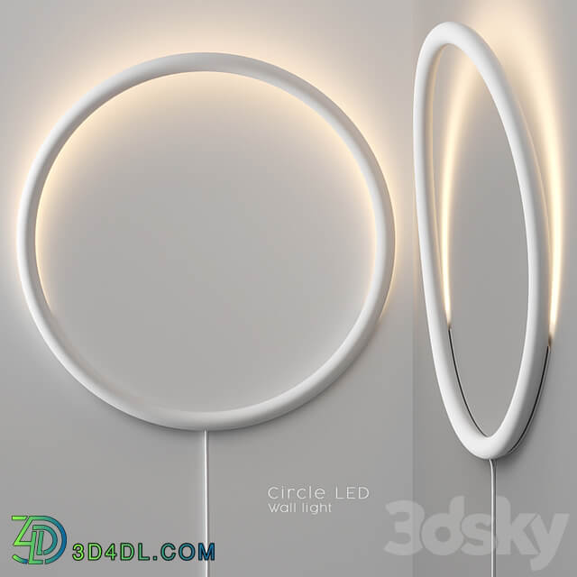 IKEA VARMBLIXT Circle LED Wall light