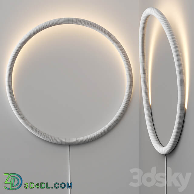 IKEA VARMBLIXT Circle LED Wall light