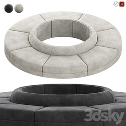 Maura Modular Convex Circle Sectional Sofa 