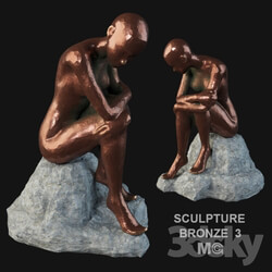 Sculpture bronze 