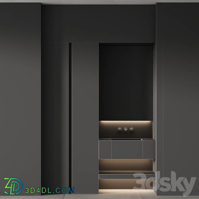 250 bathroom furniture 08 minimal modern LED mirror