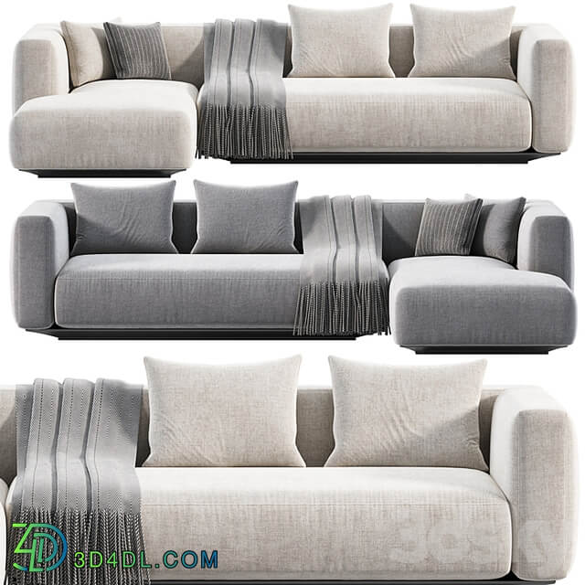 Flexform Grandemare Chaise Longue Sofa