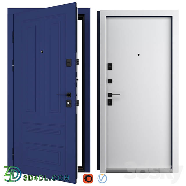 Entrance metal door Country (Abvehr)