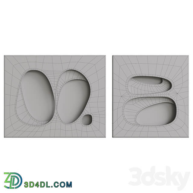 3DArt Relief2 in the style of spacialism