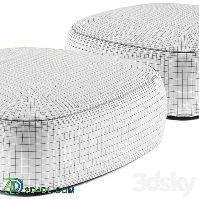 Flou PIERRE Garden Poufs