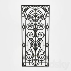 Wrought iron grille 22 Other 3D Models 