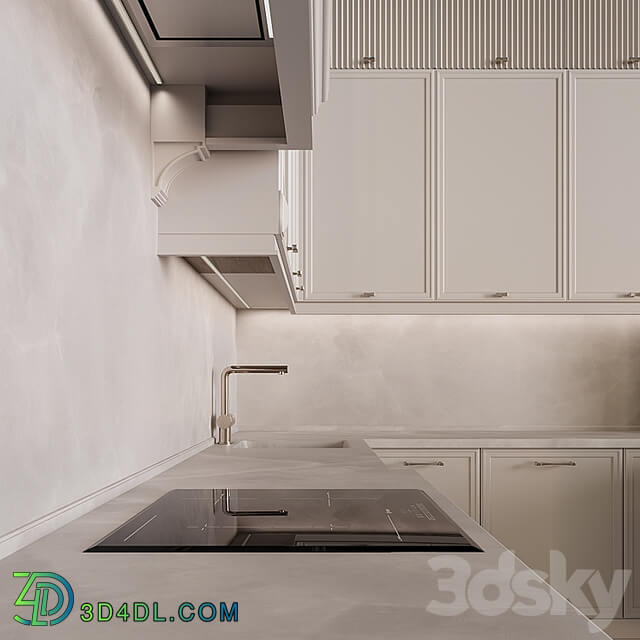 Neoclassical kitchen 32