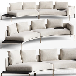 NOAH Curved sofa By Zanotta 