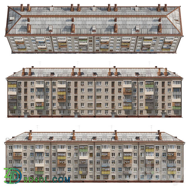 Residential house. Series 1 447 "Khrushchev"