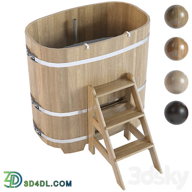 Oval hot tub from Bentwood 0.76*1.2m