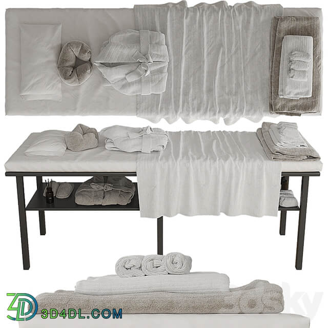 Massage table with decor 3