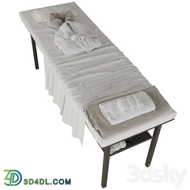 Massage table with decor 3