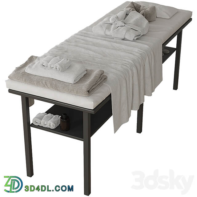 Massage table with decor 3