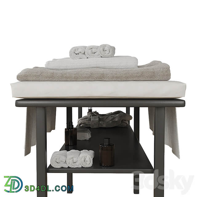 Massage table with decor 3