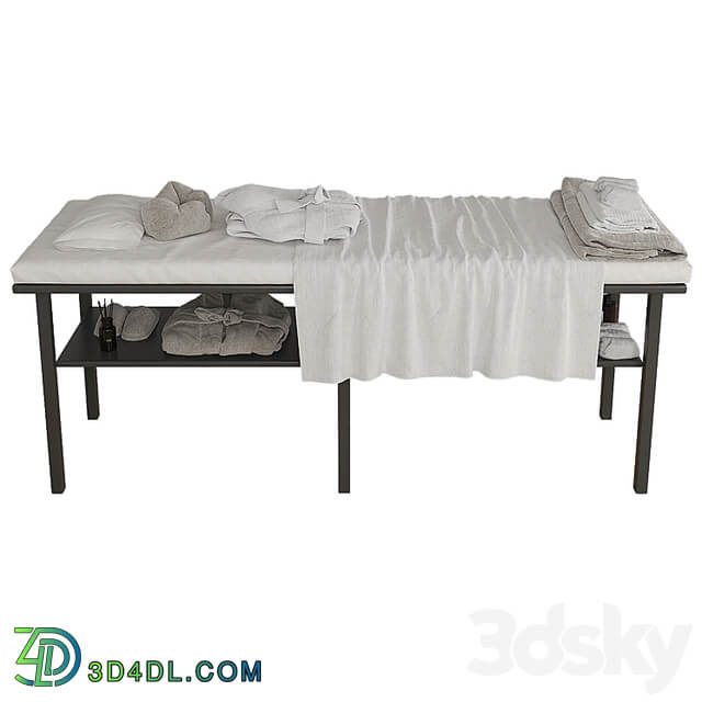 Massage table with decor 3