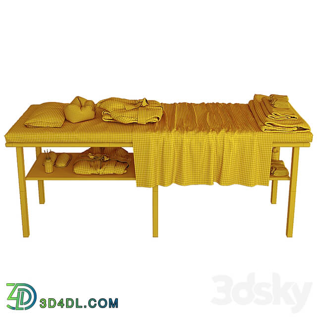 Massage table with decor 3