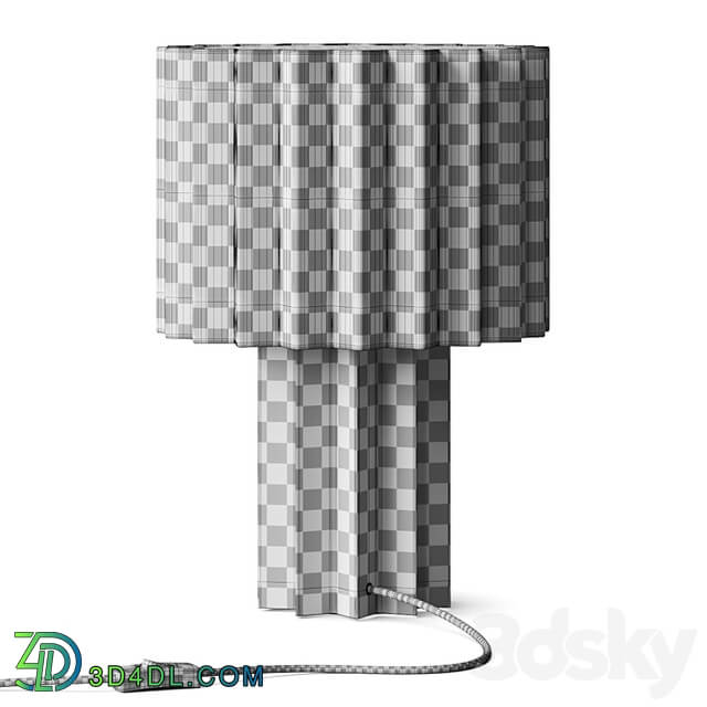 Folkform for Orsjo Belysning Plisse Table Lamp