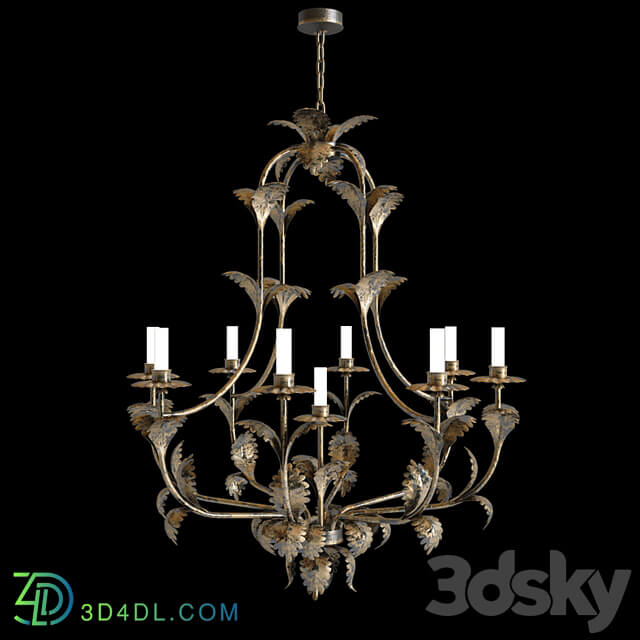 Vaughan Compiegne Leaf Chandelier