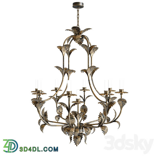 Vaughan Compiegne Leaf Chandelier