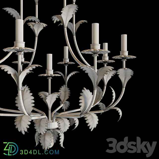 Vaughan Compiegne Leaf Chandelier