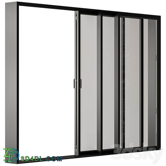 Sliding Metal Window Windows Set 20