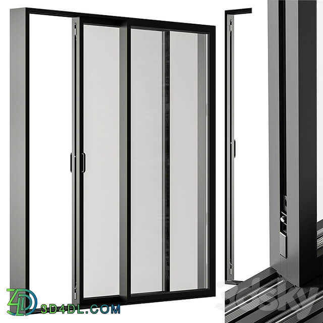 Sliding Metal Window Windows Set 20