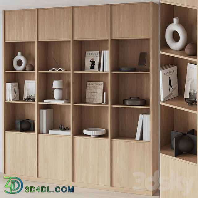 Big Bookcase with Modern Decor