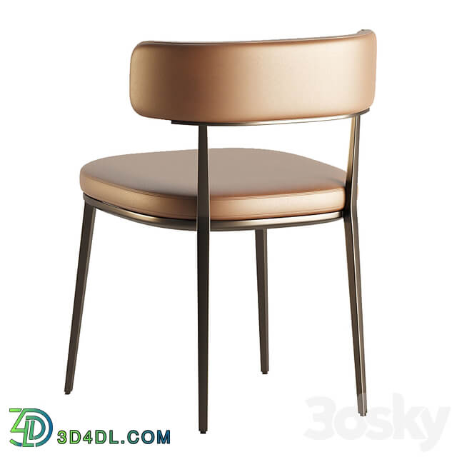 CARATOS Chair with armrests By Maxalto