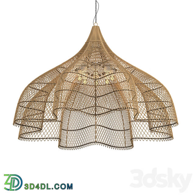 Matador Wicker Chandelier X Large