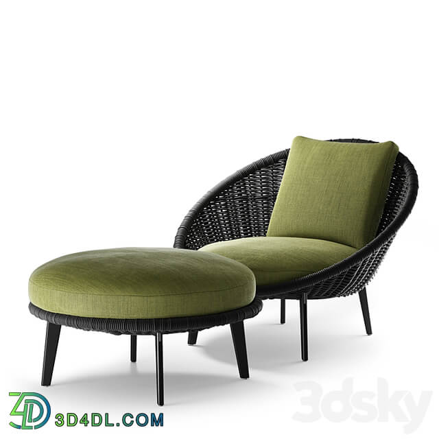 armchair Lido Cord (Minotti)