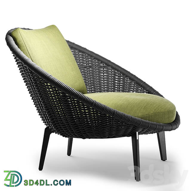 armchair Lido Cord (Minotti)