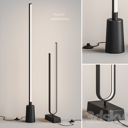 IKEA PILSKOTT OBEGRANSAD LED floor lamp 