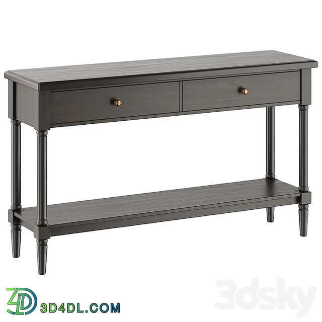 Console with drawers and shelf BLUES