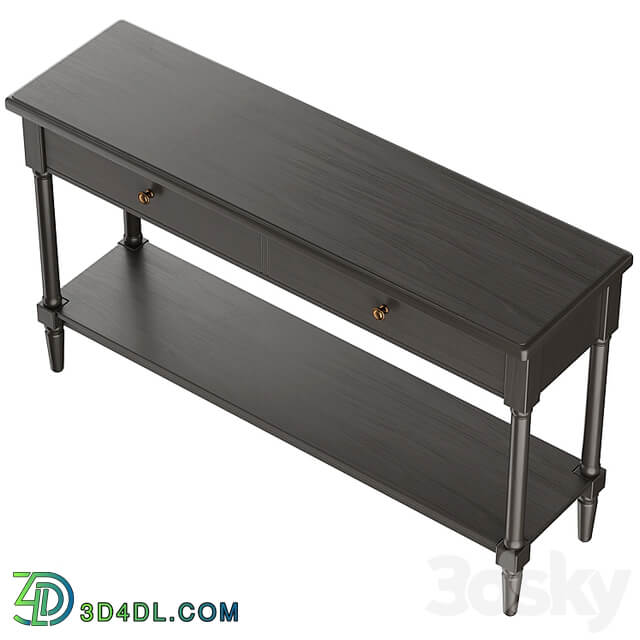 Console with drawers and shelf BLUES