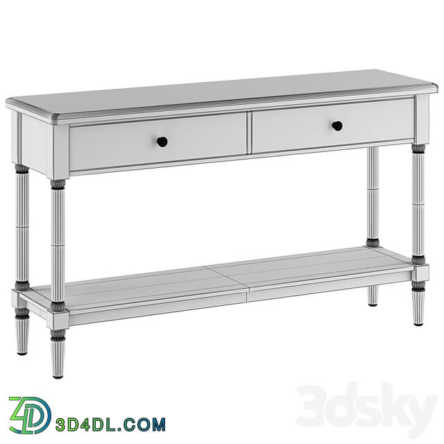 Console with drawers and shelf BLUES