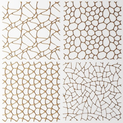 Set. The grille panel.Lattice panel pattern art abstraction decorative interior wall decor 3D Models 