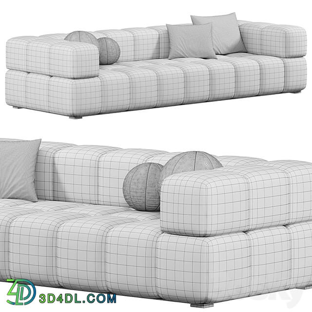 Thomas Long Module Sofa with Corner Backrest