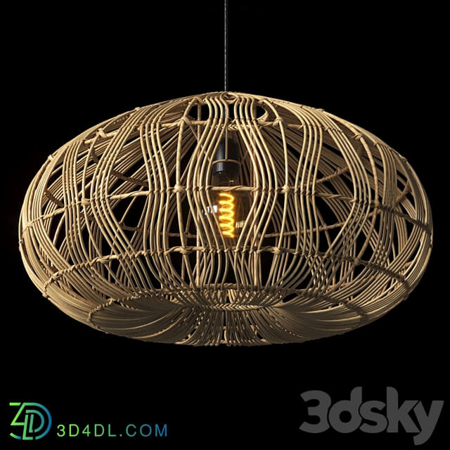 Wicker lamp Manila Yara