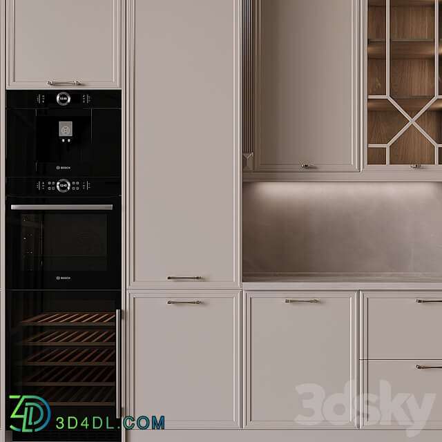 Neoclassical kitchen 34